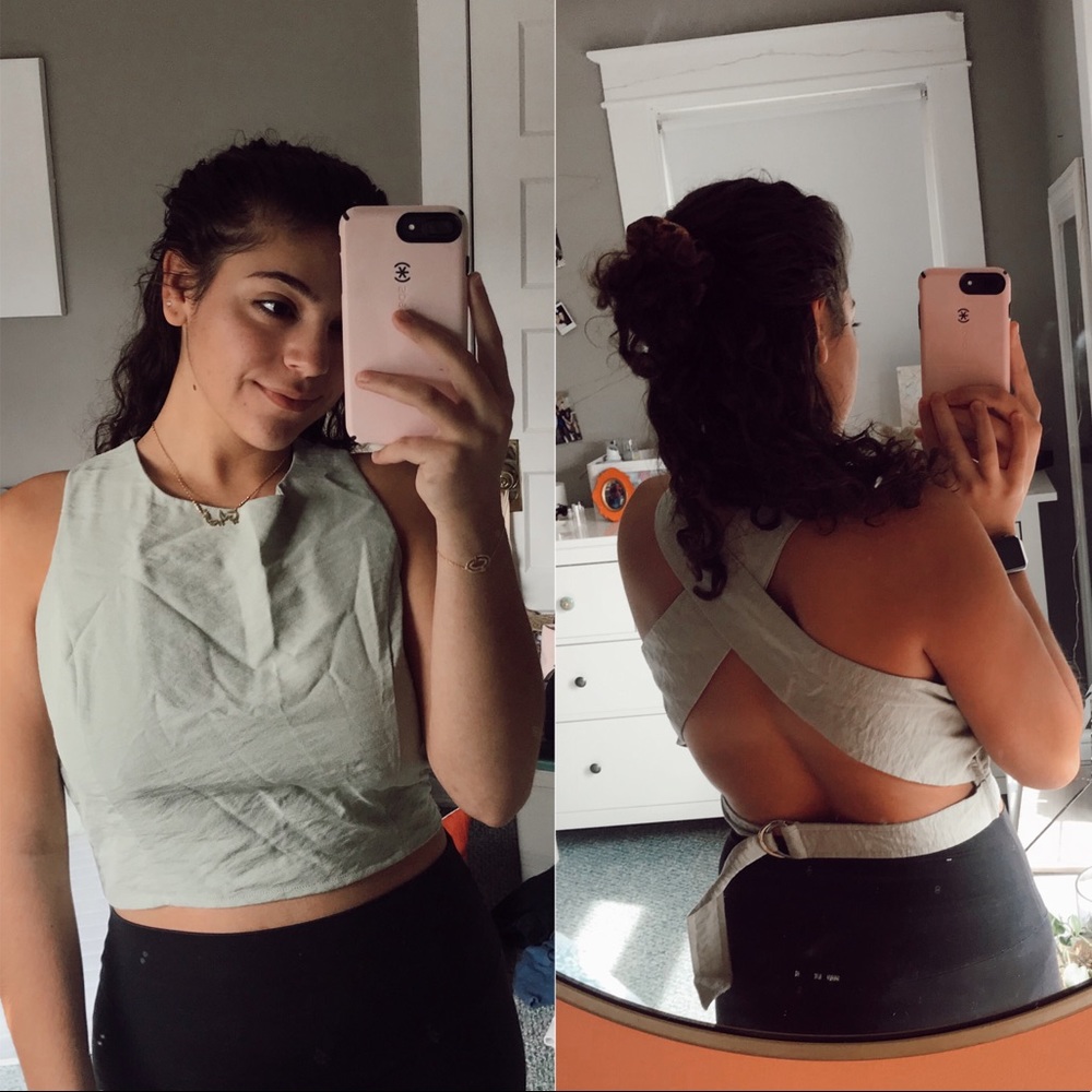 NASTY GAL open back top